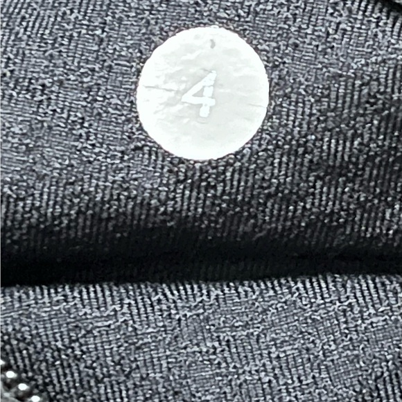 Lululemon Black Running Shorts Size 4 Zip Pocket Athletic Workout Shorts - Picture 5 of 5